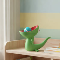 Creature Soap Holder Three-dimensionalPrinted Creature Figurine Quirky Gecko Soap Holder for Washroom, Vanity, Desktop