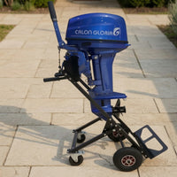 Outboard Motor Stand with Wheels Sturdy Dolly Long-Lasting for Marina
