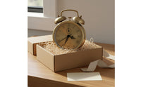 No Batteries Needed Antique Design Alarm Clock Mechanical Alarm Clock House Decoration for Students, Heavy Sleepers, Bedroom, Living Room, Office