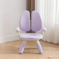 Adjustable Height kids' Splitspine Study Chair Lumbar Support children's Furniture Easy Assembly Ergonomic Seat Stable Wheeled Base for Toddlers, Students, literary Corner, Kindergarten, Playroom, Bedroom