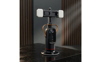 Motorized Mobile Device Tracking Stand 360-Degree Phone Stand with Gesture Control Portable Auto Face Tracking Phone Holder Compact for Livestreaming