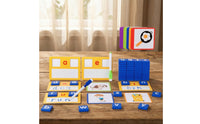 CVC Phonics Toy with Flashcards Literacy Word Building Kit Educational Letter Matching Game Interactive for Kindergarteners