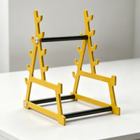 Mini Squat Rack Desk Organizer Multi-Functional Squat Rack Pen Holder Carbon Steel Fitness Themed Desk Holder for Weightlifters