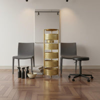 Large Capacity Multi-Tier Rolling Cart Sturdy & Long-Lasting Utility Trolley with Wheels No Assembly Required Mobile Shelving Unit Quiet Casters for Nail Technicians, Hairstylists Artists, Spa, Bathroom, Office, Kitchen