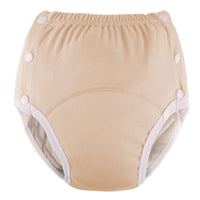 Adult Cloth Diaper with Snaps Washable Incontinence Briefs Leak-Resistant