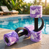 Water Dumbbell Waterproof Swim Weights Non-Slip Foam Dumbbells for Rehabilitation Patients, Swimmers, Water Aerobics