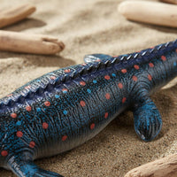 Soft Rubber Mosasaurus Toy Sturdy Marine Creature Figure Hand Painted for Play
