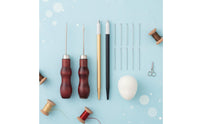 14 Pieces Doll Hair Rooting Tool Kit Ergonomic Wooden Handle Hair Transplant Tool Dolls for Hobbyists