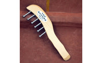 Wooden Massage Comb with Metal Pins Wood Acupressure Comb with Stainless Steel Pins Compact