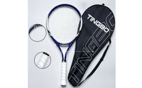 Tennis Racket with Cover Lightweight Aluminum Tennis Racket Beginner-Friendly Recreational for Beginners, Practice, Training