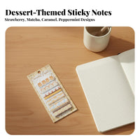 180 Sheets Cake Shaped Y Notes Writable Dessert Theme Index Tabs Leaves No Residue Cute Y Notes for Students, Teachers, Learning Activities