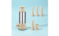 Multifunctional Manual Sausage Stuffer Labor Saving Hand Push Sausage Filler for Home Cooks