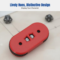 2-Digit Life Counter Three-Dimensional Printed Manual Score Counter Small Design Portable for Hobbyists