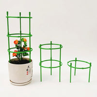 Plant Stand for Indoor Plants with Garden Trellis, Circular Spliceable Plastic Cage Design, Monstera Plant Support for Garden, Plant Support