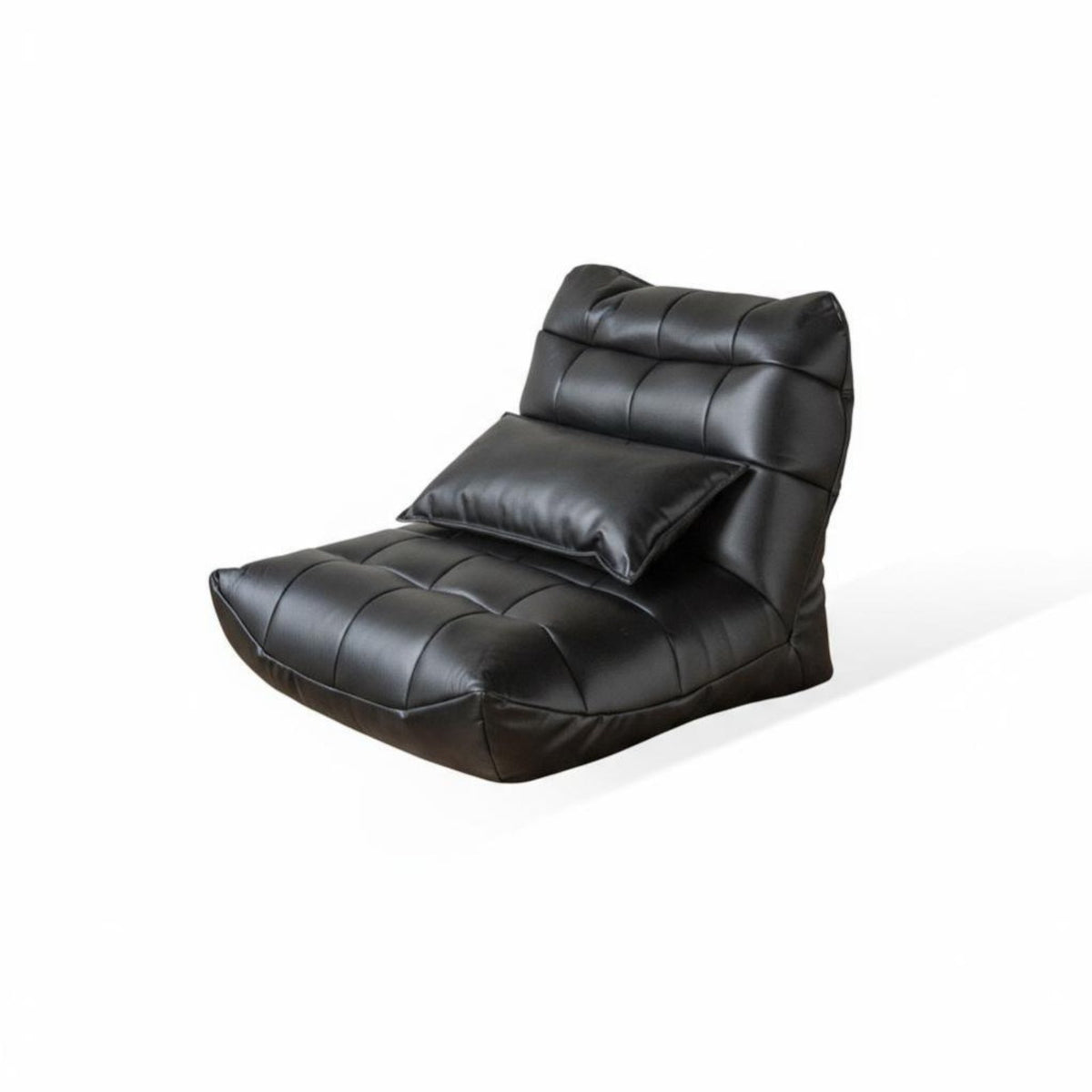 Minimalist Design Quilted Floor Lounger Multipurpose Use Lazy Sofa Full Body Support Lounge Seat Easy to Move for Young Adults, Students, Bedroom, Balcony, Living Room, Reading Nook