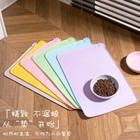 食品级硅胶宠物餐垫防滑防漏食猫咪狗狗吃饭垫子可折叠隔热垫批发