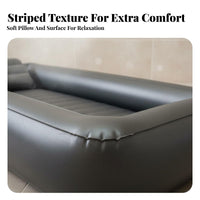 Inflatable Spa Bed Insulated Portable Water Mattress PVC Inflatable Bathtub for Couples, Adults, Home, Beauty Salon