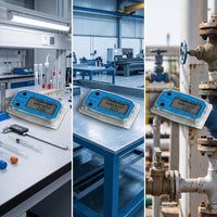 Electronic Petroleum Meter Display Compact Petroleum Flowmeter Low-Profile Instrument for Hobbyists