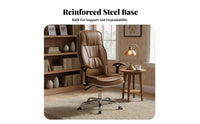 Height Adjustable Highspine Reclining Chair with Footrest 360-Degree pivot Computer Seat Ergonomic Design Office Furniture Lumbar Support for Remote Workers, Students, video game enthusiasts, Study Room