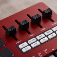 Compact 37-Key MIDI Keyboard Desktop 37-Key MIDI Controller Low-Profile Music Production Keyboard Assignable for Beatmakers, Home Studio, Beat Making