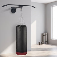 Heavy-Duty Pull-up Bar with Bag Hanger Multi-Functional Wall-Mounted Pull-up Bar Space-Saving Training Rack Sturdy for Boxers, Athletes, Home Gym, Garage, Apartment