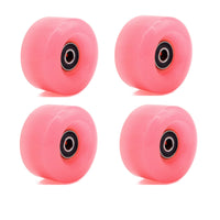 4 Pieces Roller Skate Wheels with Bearings Polyurethane Skate Wheels with Bearings Replacement Ready-to-Install for Skaters