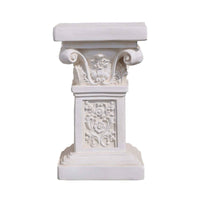 Roman Column Pedestal Ornate Column Display Stand Decorative Pedestal with Raised Carvings for Photographers