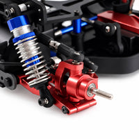 Rear Lower Linkage Arm Silver-Toned Finish CNC-Machined Linkage Arm Lattice Structure