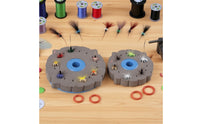 2 Pieces Fly Tying Foam Rack High Density Foam Rack with Mounting Rings Closed for Anglers