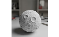 Handmade Miniature Moon Model Hand-Painted Scene Decoration for Hobbyists, Dioramas, Terrariums