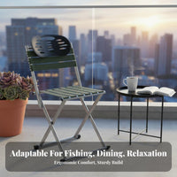 Foldable Foldaway Stool with spinerest Lightweight Folding Chair space-saving Design Portable Seat long-Finaling for Anglers, Seniors, Fishing, Outdoors, Camping, Picnics