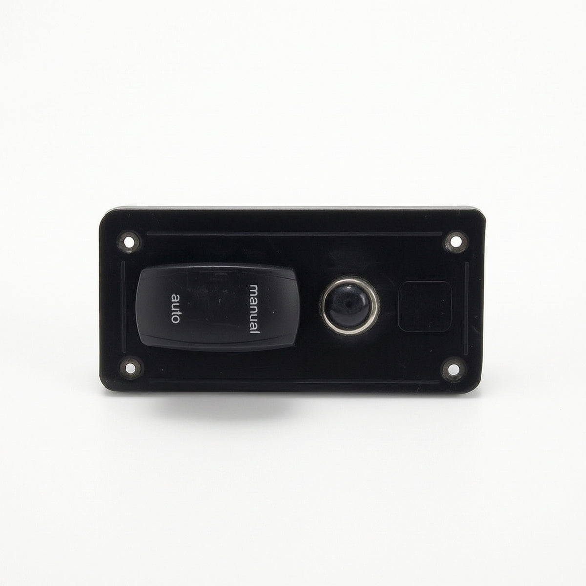 Marine Bilge Pump Switch Panel Manual Auto DC Distribution Panel with Switch Compact Rectangular for Helm