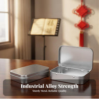 Long-Lasting Suona Mouthpiece Box Sturdy Metal Mouthpiece Storage Tin Large Capacity for Musicians, Music Students, Performances