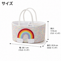Cotton Rope Basket, Small Storage, Laundry Organizer, With Handles, Kids Room, Toy Storage