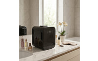 Compact Mini Fridge Sleek Mini Refrigerator Stylish Thermoelectric Cooler and Warmer Versatile for Car, Travel