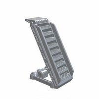 3D Printed Mecha Hangar Platform Ready to Paint Unpainted Model Stairs Kit Scene Setting Accessory for Garage Dioramas