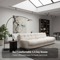 Plush sectional Sofa billowyLike Design Living Room Furniture Minimalist Aesthetic for Apartment Dwellers, Homeowners, Home Interior, Lounge Area, Office