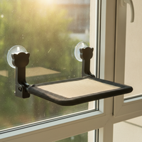 Cat Window Hammock Breathable Suction Cup Mounted Perch for Sunbathing and Sleeping