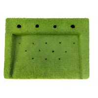 Insertable Holes Stable Base Heavy Duty Golf Club Holder Tray Artificial Grass Golf Tray for Golfers