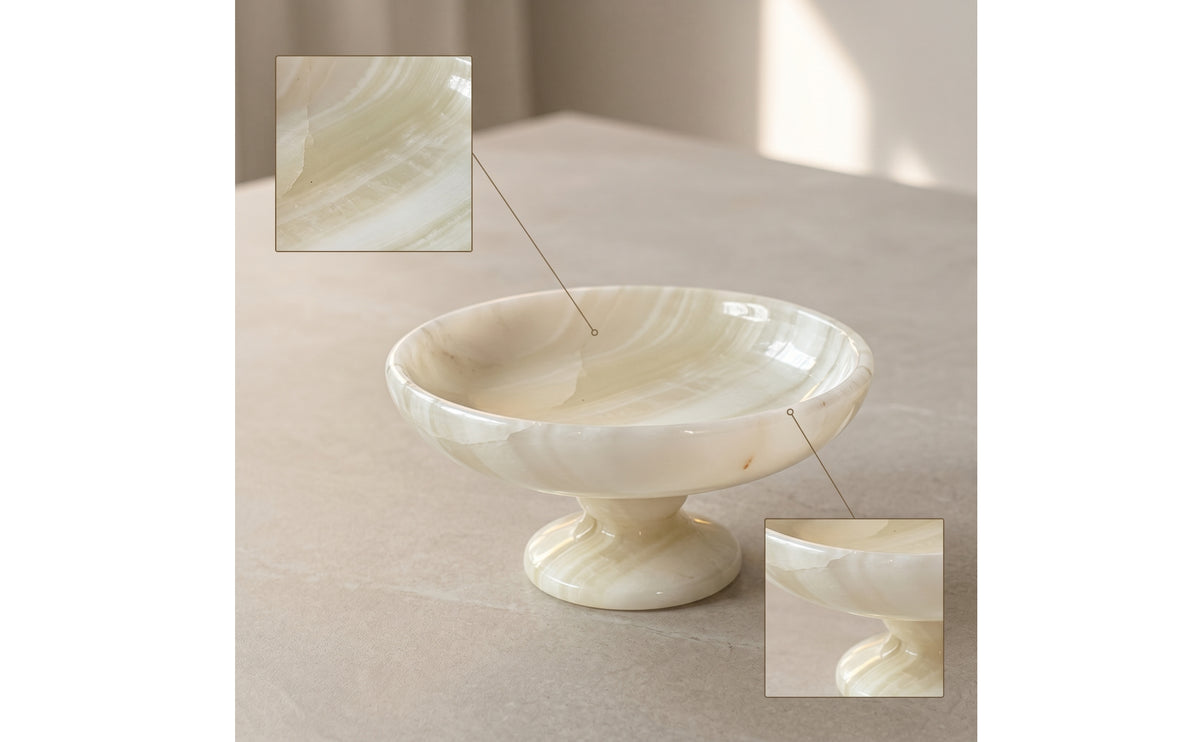 Pedestal Fruit Bowl Modern Fruit Bowl with Pedestal Neutral for Tabletop