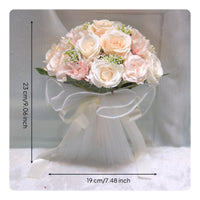Korean Design Artificial Bridal Flower Arrangement Photo Prop Wedding Flower Arrangement Ready to Use Event Decor Handmade for Brides