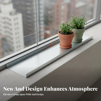 Space-Saving Windowsill Extender Shelf Adjustable Legs Windowsill Extender Multi-Functional Plant Stand Easy Installation for Gardeners, Apartment Dwellers, Homeowners, Balcony, Window Sill, Living Room, Kitchen