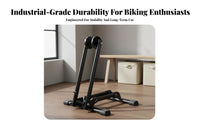 Bike Parking Rack Strong Construction Scratch Resistant Support for Garage