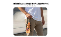 Fingerboard Storage Bag Dust-Resistant Finger Skateboard Bag Drawstring Closure Fingerboard Storage Pouch for Fingerboarders, Kids, School, Desk