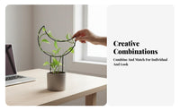 Heart-Shaped Pot Trellis Desktop Size Mini Shaped Trellis Creative and elegance