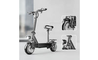 Seated Cushioned with Cargo Rack Compact for Commuters, Adults, Errands, Commute, City Travel