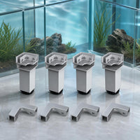 Aluminum Alloy Tile Planter Box Fixing Clips for Glass Fish Tanks and Vegetable Gardens