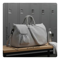 Zipper Pockets Badminton Duffel Bag Adjustable Strap Gym Duffel Bag for Travel