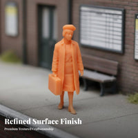 1:87 Scale Human Figure Various Poses 1:87 Scale Miniature Figures Model Railroad Figures Fine Intricacy Miniature Scene People