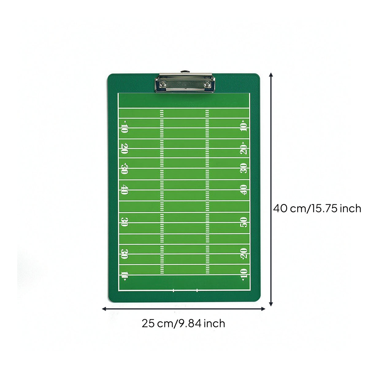 Board with Metal Clip Professional Clipboard Coaching Clipboard Writable Lightweight for Coaches